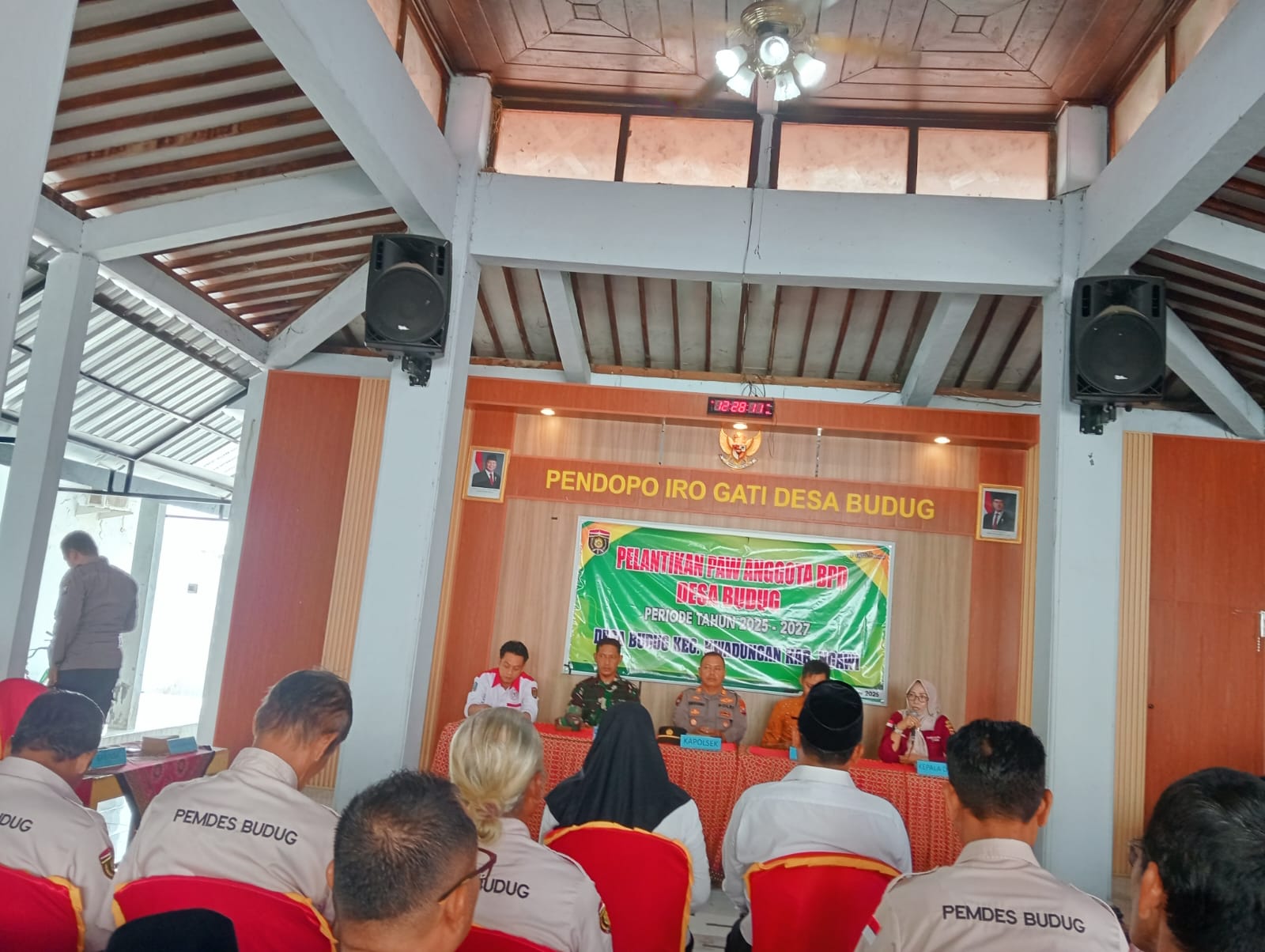 Desa Budug Lantik Anggota  BPD Baru