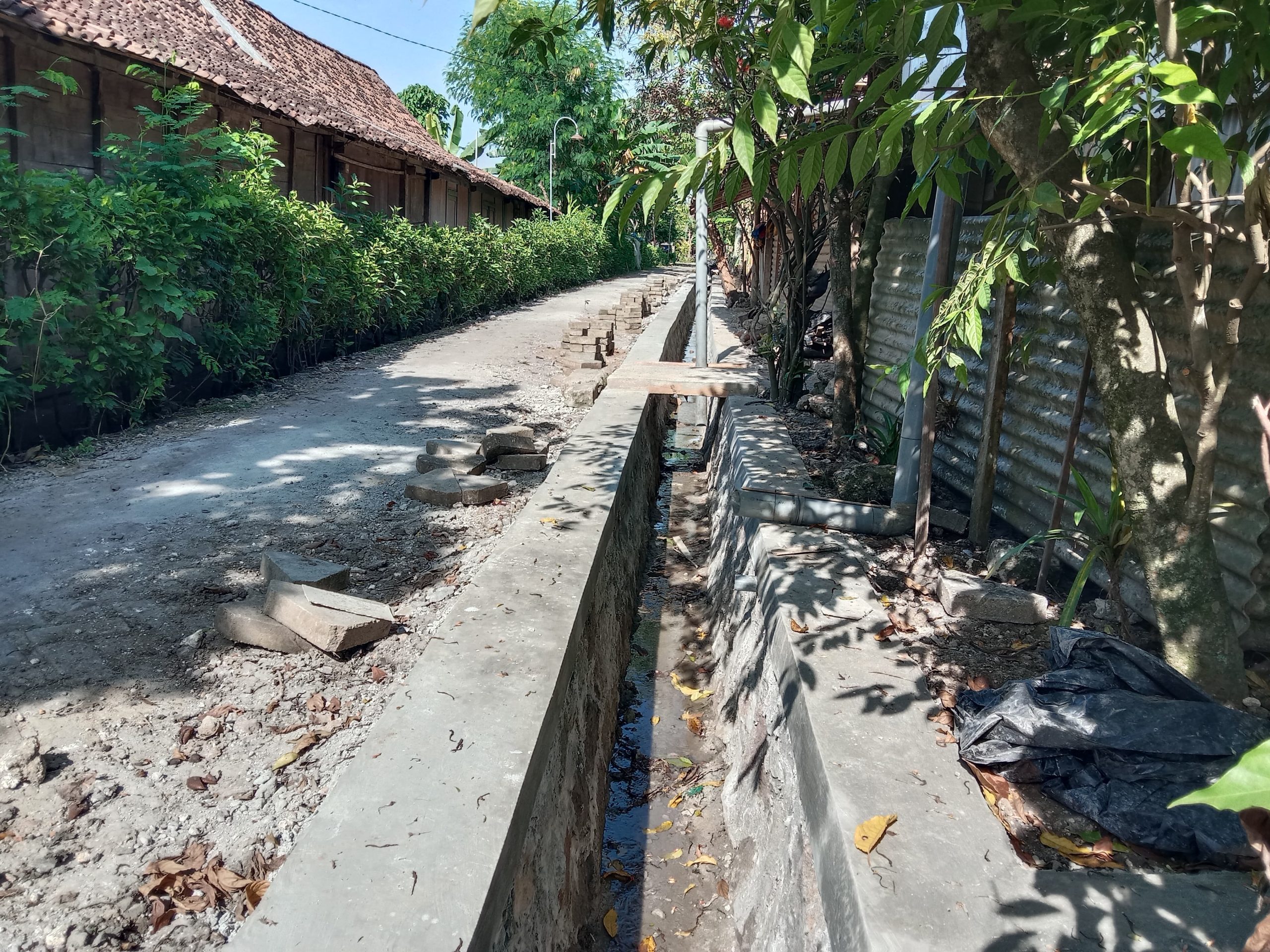 Desa Gandul : BKK Tahun Anggaran 2025 Untuk Selokan