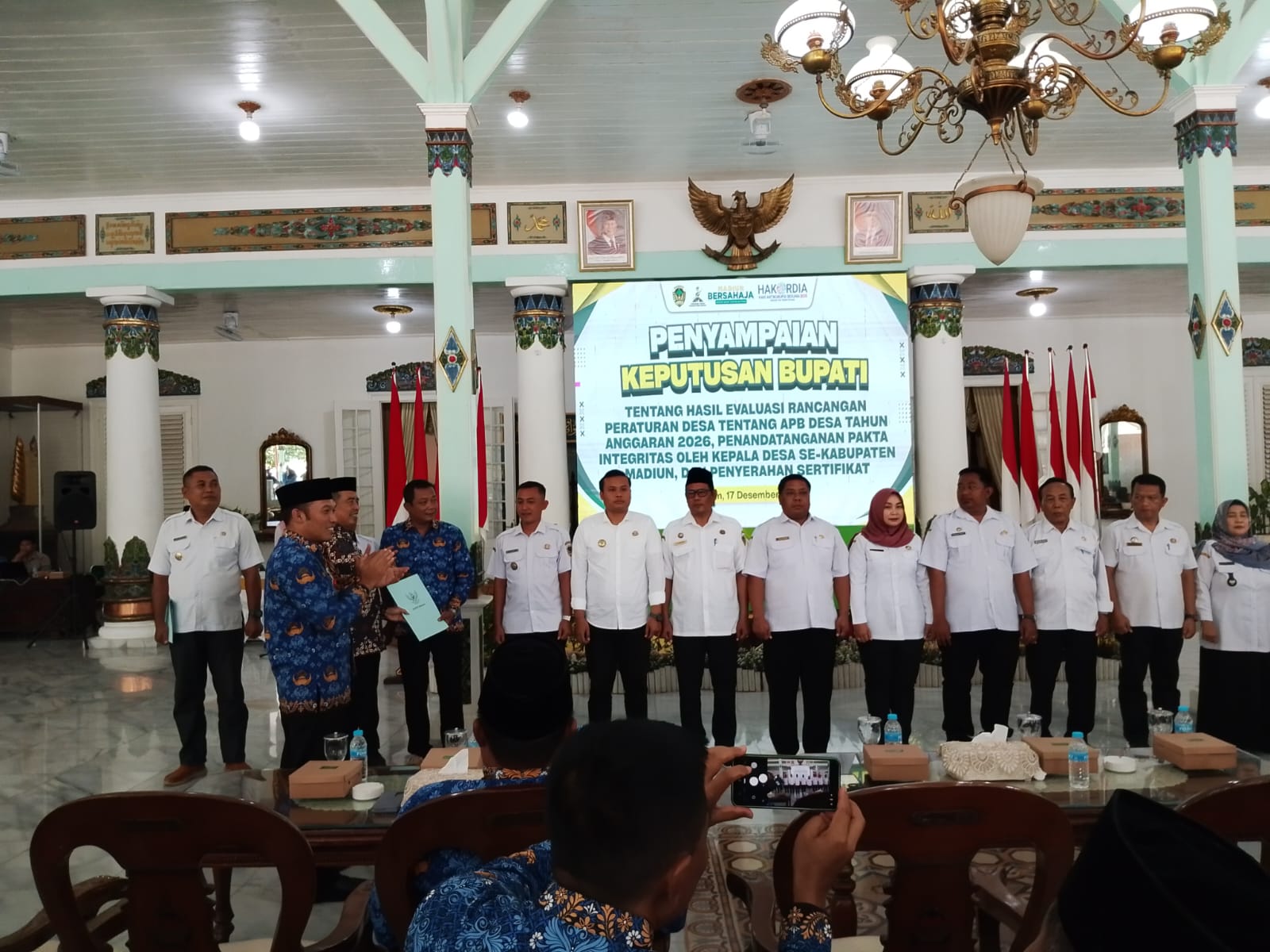 Bersama DPMD Evaluasi dan Pakta Integritas